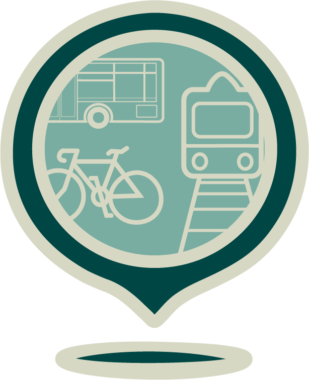 Savvy Commuter Logo Image of Location Pin